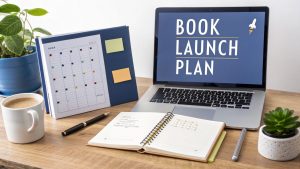 Planning a book PR campaign months ahead of publication to maximise media opportunities